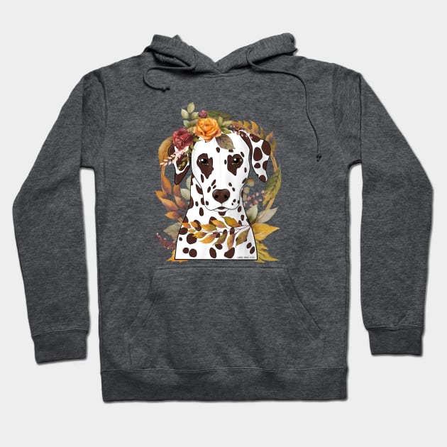 Dalmatian Autumn Goddess Hoodie by FLCupcake